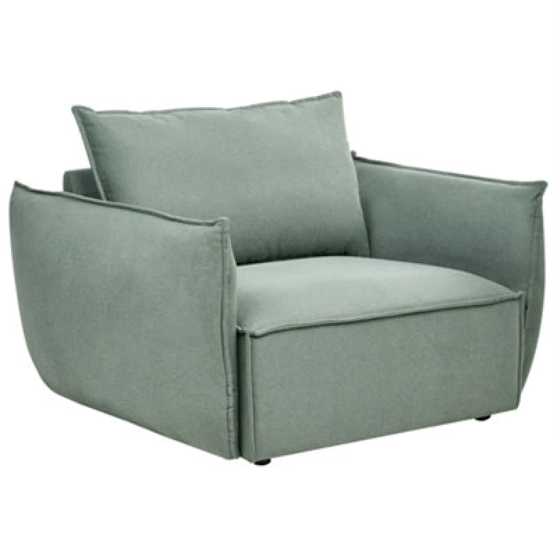 Image of Beliani Armchair Kunes Fabric Light Green