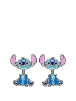 image of Disney Lilo And Stitch Blue And Purple Costume Enamel Earrings