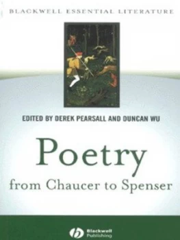 Image of Poetry from Chaucer to Spenser by Derek Pearsall Book
