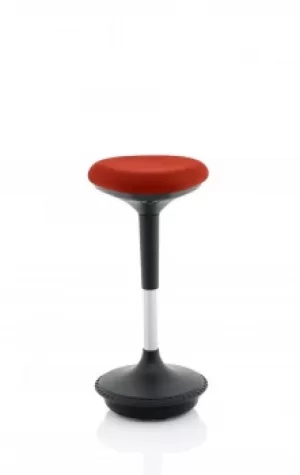 Image of Sitall Deluxe Visitor Stool Bespoke Seat Ginseng Chilli KCUP1549