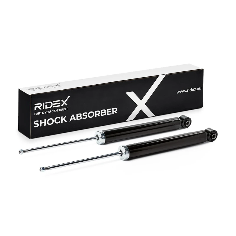 Image of RIDEX 854S20539 Shock absorber Rear Axle, Gas Pressure, Twin-Tube Shock Absorber (854)