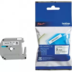 Image of Brother MK531BZ Original P-touch Black on Blue Tape 9mm x 8m