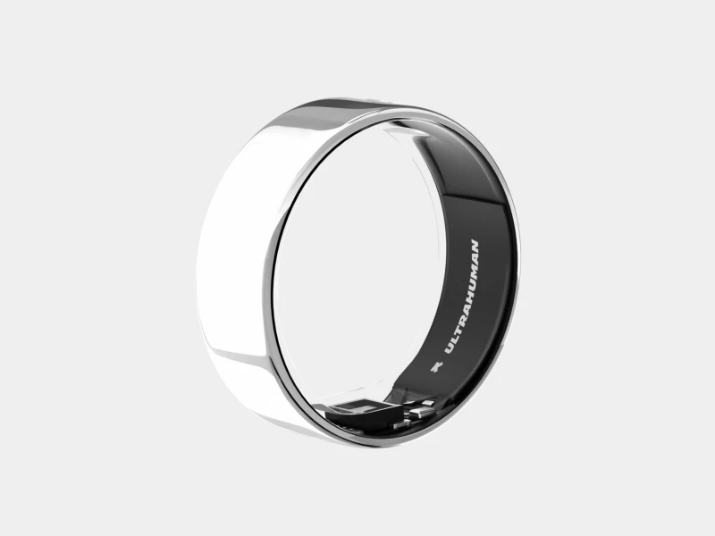 Image of Ability Ultrahuman Ring AIR Bluetooth Smart Ring Space Silver - 5