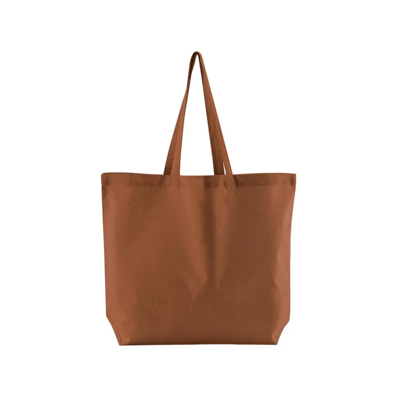 Image of Westford Mill Womens Bag For Life Maxi Cotton Tote Bag in Terracotta Terracotta Female One Size