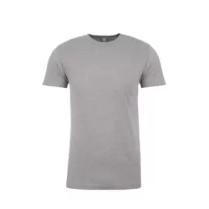 Image of Next Level Adults Unisex CVC Crew Neck T-Shirt (3XL) (Dark Heather Grey)