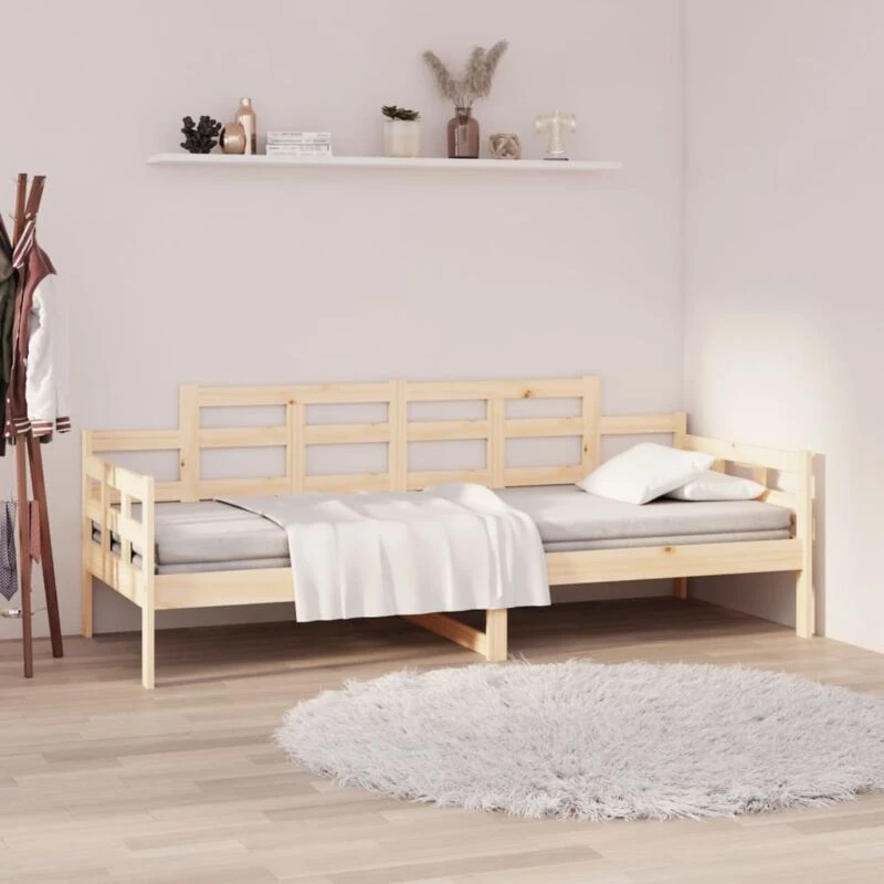 Image of VIDAXL Day Bed without Mattress Solid Wood Pine 90x200cm Vidaxl 8720287073055