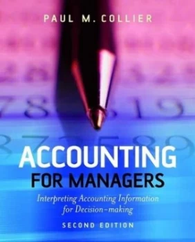 Image of Accounting for Managers by Paul M. Collier Paperback