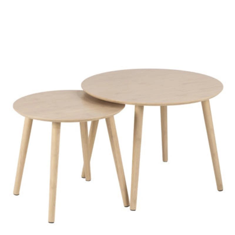 Image of Furniture To Go Roslin Coffee Table Set In Bamboo