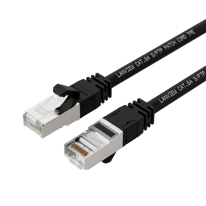 Image of Lanview LV-SFTP6A015B networking cable Black 1.5 m S/FTP (S-STP)