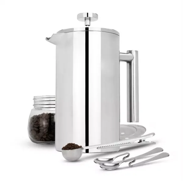 Image of Maison & White PWF-H1000 1000ml French Press Cafetiere Coffee Maker