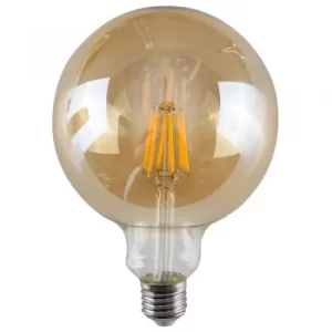 Image of MiniSun 6W ES/E27 Filament Giant Globe Bulb In Amber
