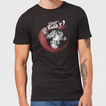 Image of Street Fighter RYU Sketch Mens T-Shirt - Black - 3XL - Black