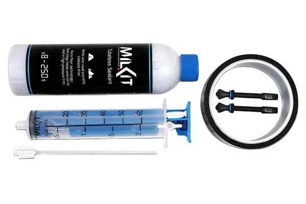 image of milKit Tubeless conversion kit with 45mm valves