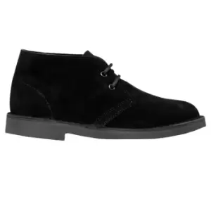 Image of Roamers Adults Unisex Real Suede Unlined Desert Boots (11 UK) (Dark Brown)
