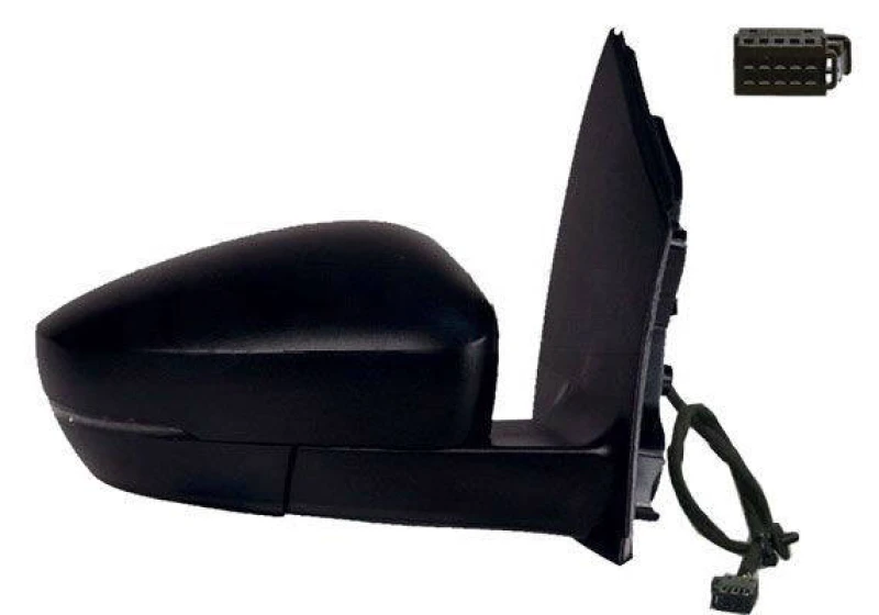 Image of ALKAR 6141123 Wing mirror Right, Electric, Convex Outside Mirror (50)