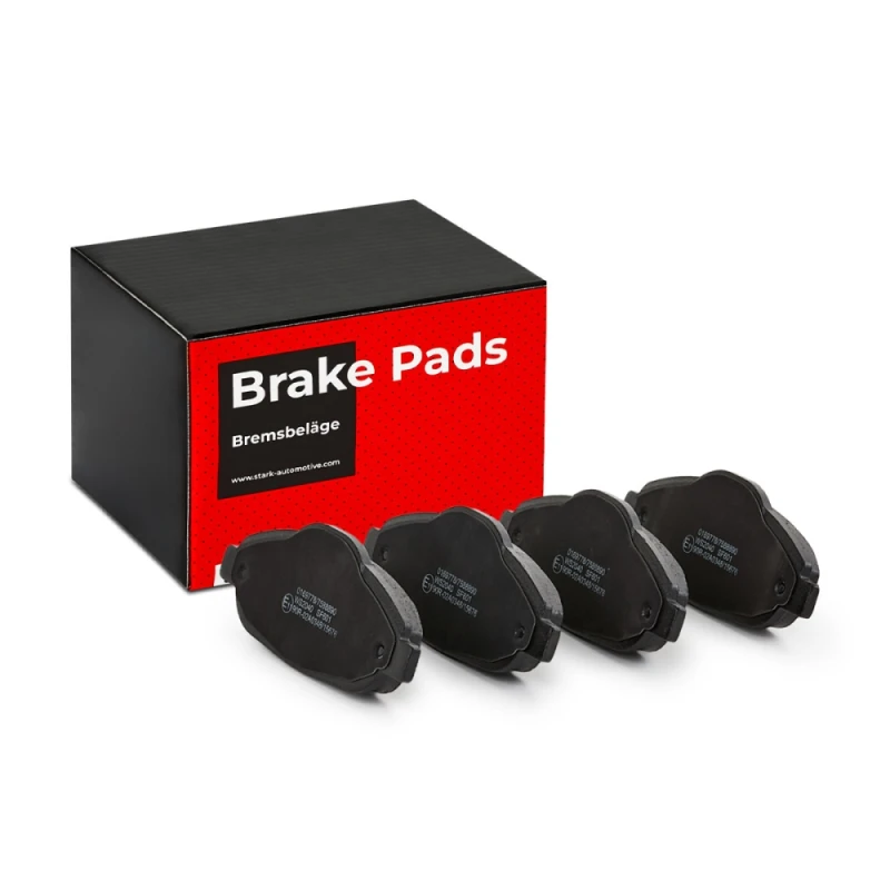 Image of STARK SKBP-0010202 Brake pad set Front Axle, without acoustic wear warning Brake Pad Set,disc brake (402)