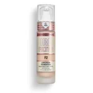 Image of Makeup Revolution IRL Filter Longwear Foundation F2