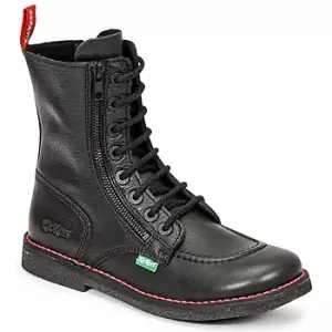 Image of Kickers MEETICKZIP womens High Boots in Black / 7,8,9