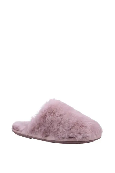 image of Cotswold 'Salperton' Sheepskin Mule Slipper Pink