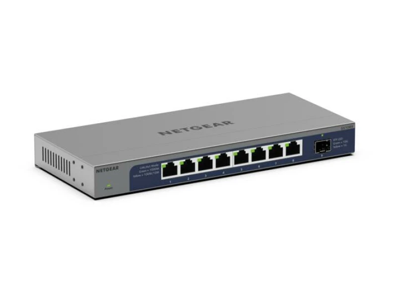 Image of Netgear Netgear GS108X Unmanaged L2 Gigabit Ethernet (10/100/1000) Grey GS108X-100EUS