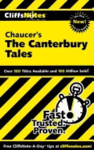 Image of cliffsnotes on chaucers the canterbury tales