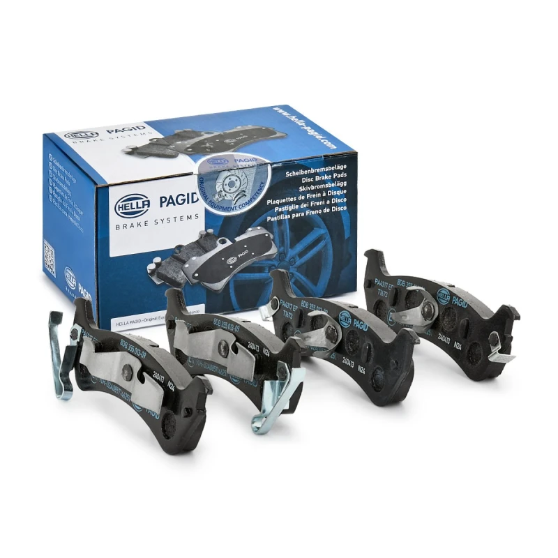 Image of HELLA Brake pad set HELLA 8DB 355 013-091