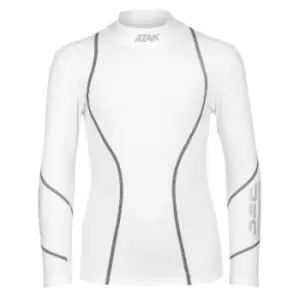 Image of Atak Compression Long Sleeve Top Junior - White