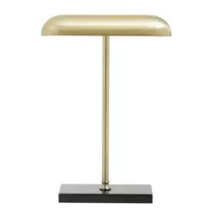 image of Interiors By Ph Brass Finish Desk Lamp