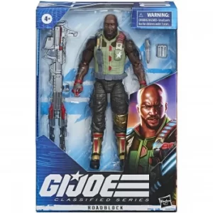 image of Hasbro G.I. Joe Classified Series Roadblock 6" Scale Action Figure 01