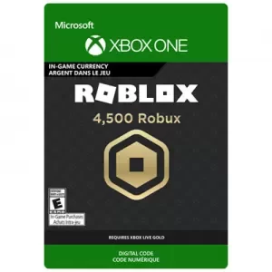 Image of Roblox 4500 Robux Currency Xbox One