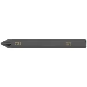 Image of Wera 855 S Pozidriv Bit for Impact Screwdrivers, PZ 1 x 70 mm - N/A