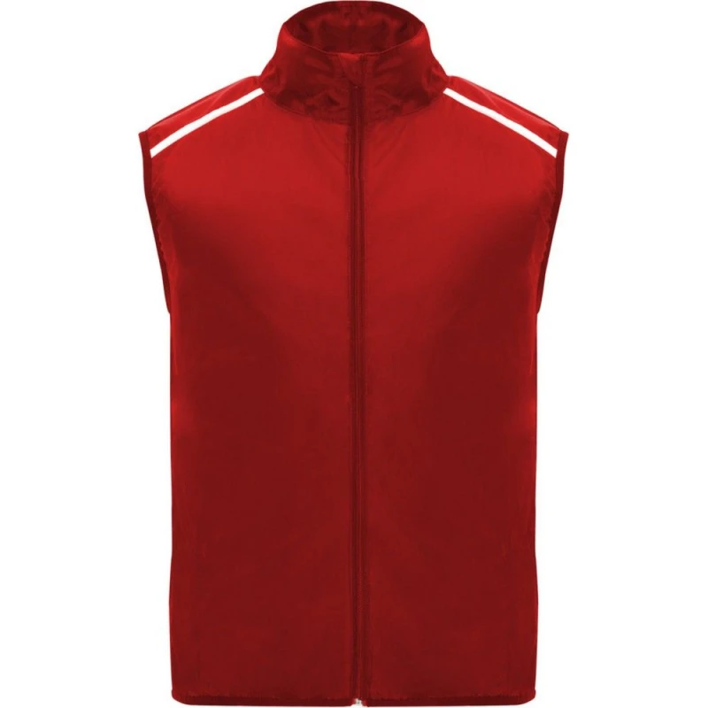 Image of ROLY ROLY Jannu Lightweight Running Body Warmer in Red Size: X-Small Red XS Unisex 5063527844828