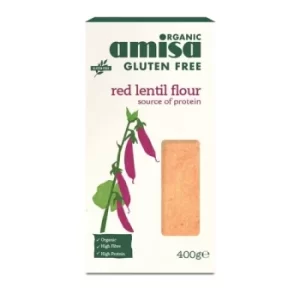 image of Amisa Red Lentil Flour 400g (Case of 6)