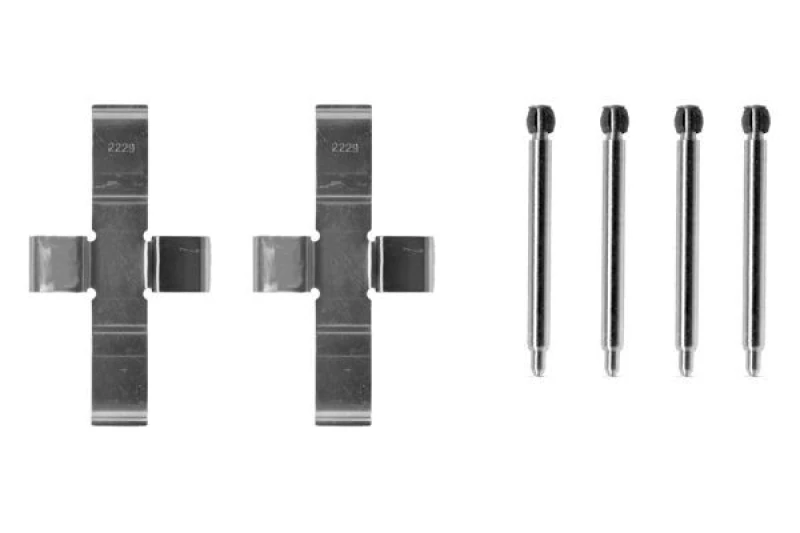 Image of Brake pad fitting kit Bosch 1 987 474 055