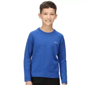 Image of Regatta Boys Samley Wicking Quick Dry Long Sleeve T Shirt 3-4 Years - Chest 55-57cm (Height 98-104cm)