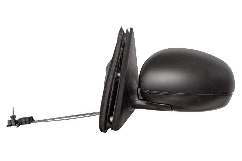 Image of PRASCO SK3267114 Wing mirror Left, black, Aspherical Outside Mirror (50)