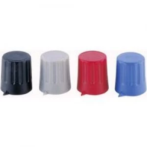 Image of Control knob hand Black x H 15mm x 16mm Strapubox