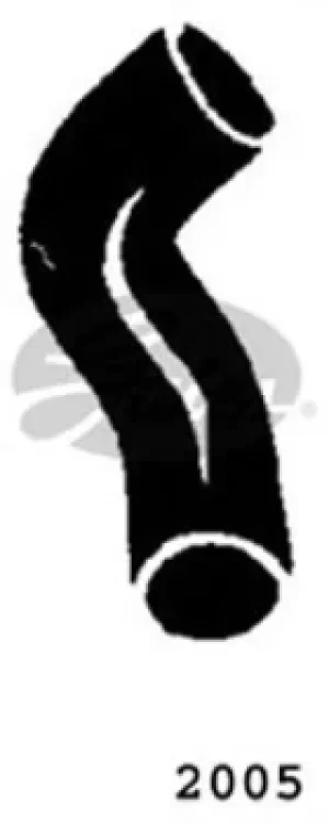 Image of Curved Radiator Hose 170mm X 42 Gates 2005