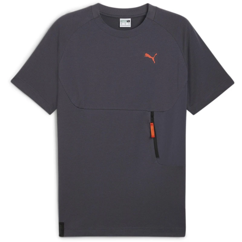 Image of Puma Pocket Tee Regular Fit T-Shirts S Grey 52746602350