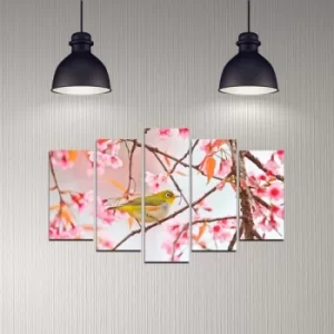 Image of 5DMDF-8 Multicolor Decorative MDF Painting (5 Pieces)