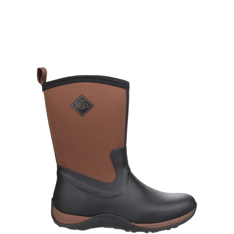 Image of Muck Boots Arctic Weekend Pull On Wellington Boot Black female 9 (42)