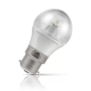 image of Crompton Lamps LED Golfball 6.5W B22 Dimmable Warm White Clear (40W Eqv)