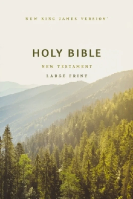 Image of NKJV Large Print Outreach New Testament Bible, Scenic Softcover, Comfort Print Paperback / softback
