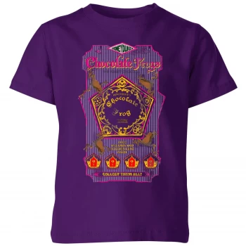 image of Harry Potter Chocolate Frog Kids T-Shirt - Purple - 11-12 Years - Purple