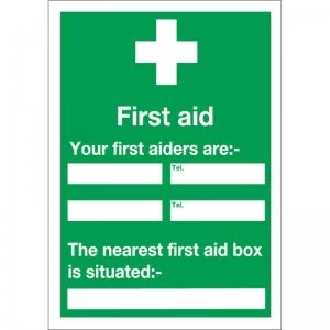 Image of First Aid And Your 600x450mm S/a E91a/s