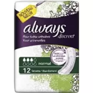 image of Always Discreet Normal Pads - 12