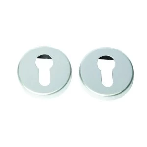 Image of Wickes Euro Profile FD060 Escutcheon - Satin Stainless Steel
