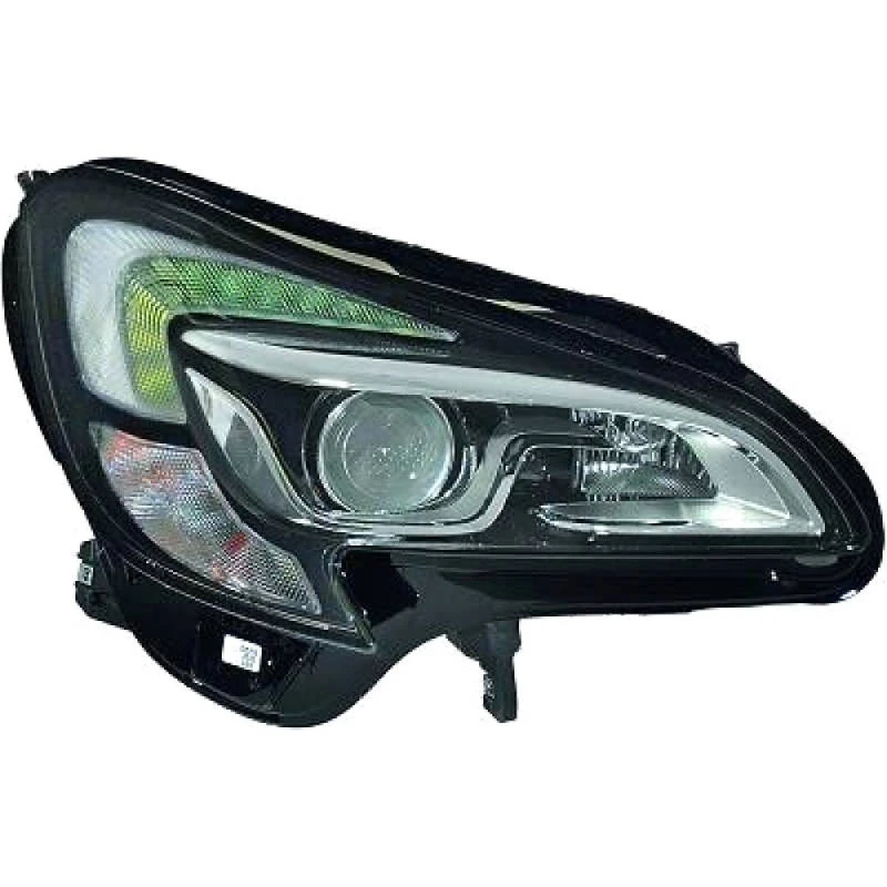 Image of DIEDERICHS 1815085 Headlights Priority Parts PSY24W, with LED control unit for daytime running-/position lights, Left, without glow discharge lamp, LE
