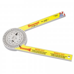 image of Starrett 505P Pro Site Plastic Protractor 175mm