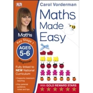 Image of Maths Made Easy Ages 5-6 Key Stage 1 Beginner by Carol Vorderman (Paperback, 2014)